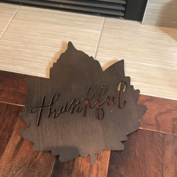 Micheals thanksgiving thankful wood sign - Picture 4 of 8